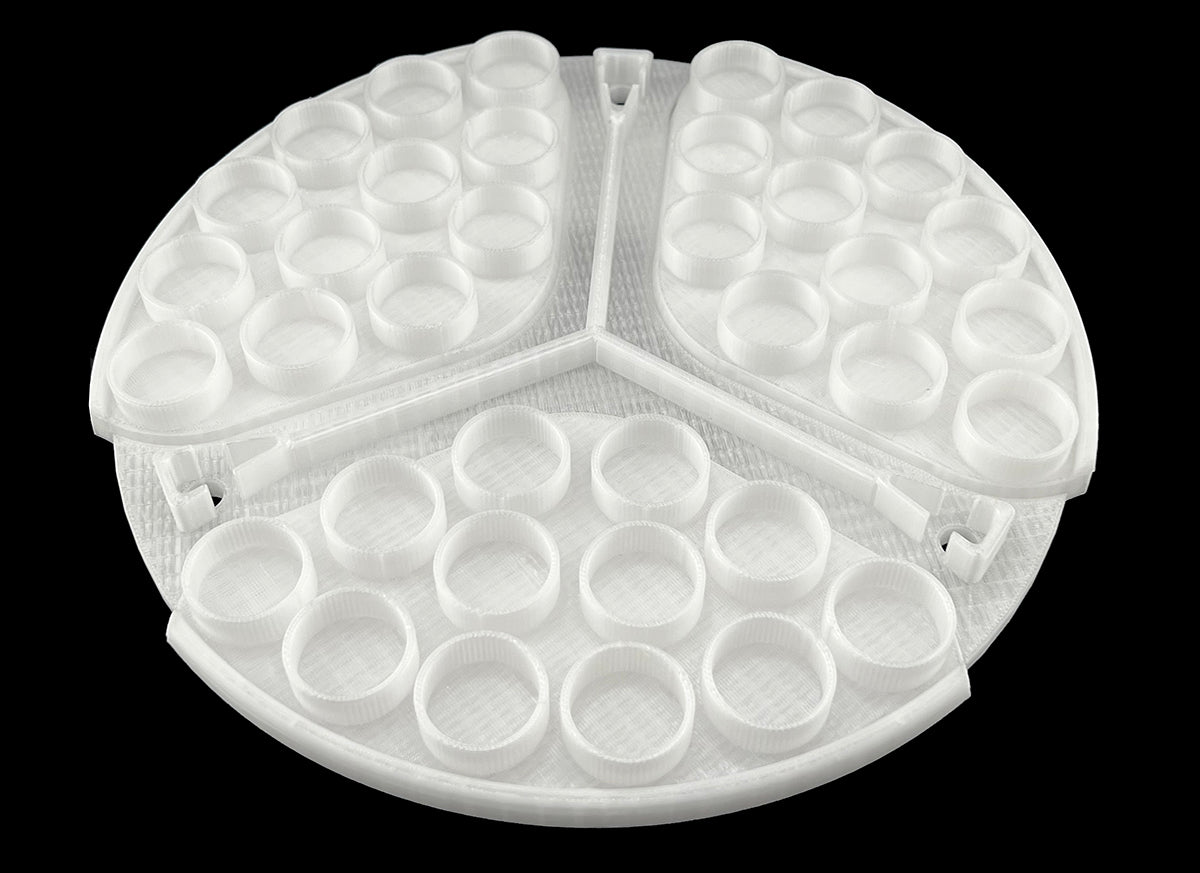 Small Flat Brush Holder Wedge