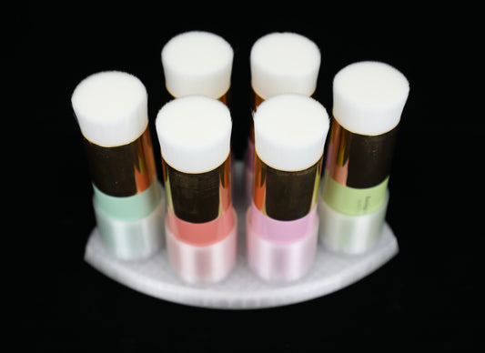 Waffle Flower Background Brush Wedge